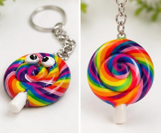 Mr. Swirly- Rainbow Lollipop
